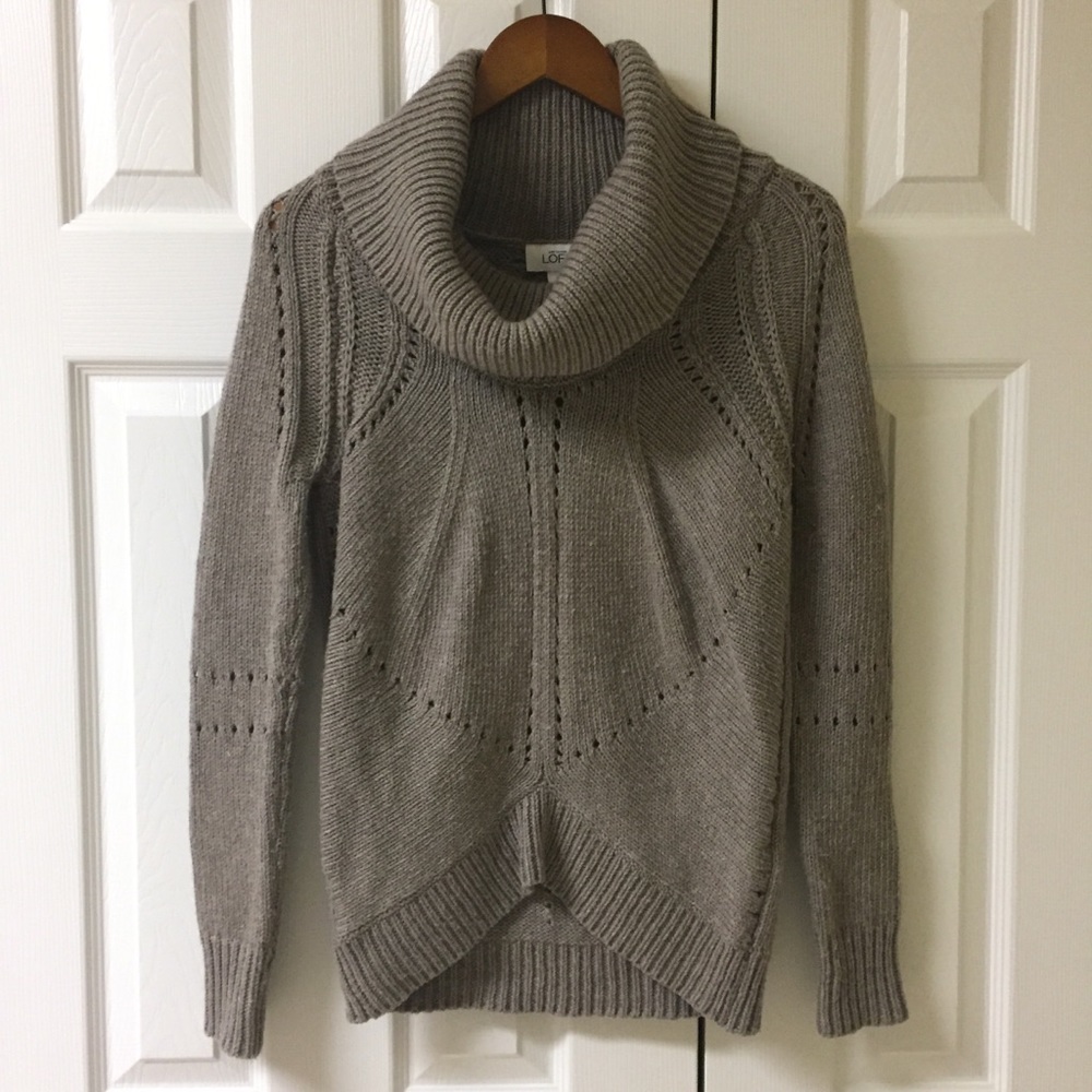 Ann Taylor Loft cowl neck sweater